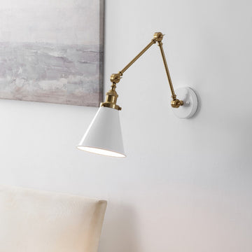 Rover 7" Adjustable Arm Metal LED Wall Sconce